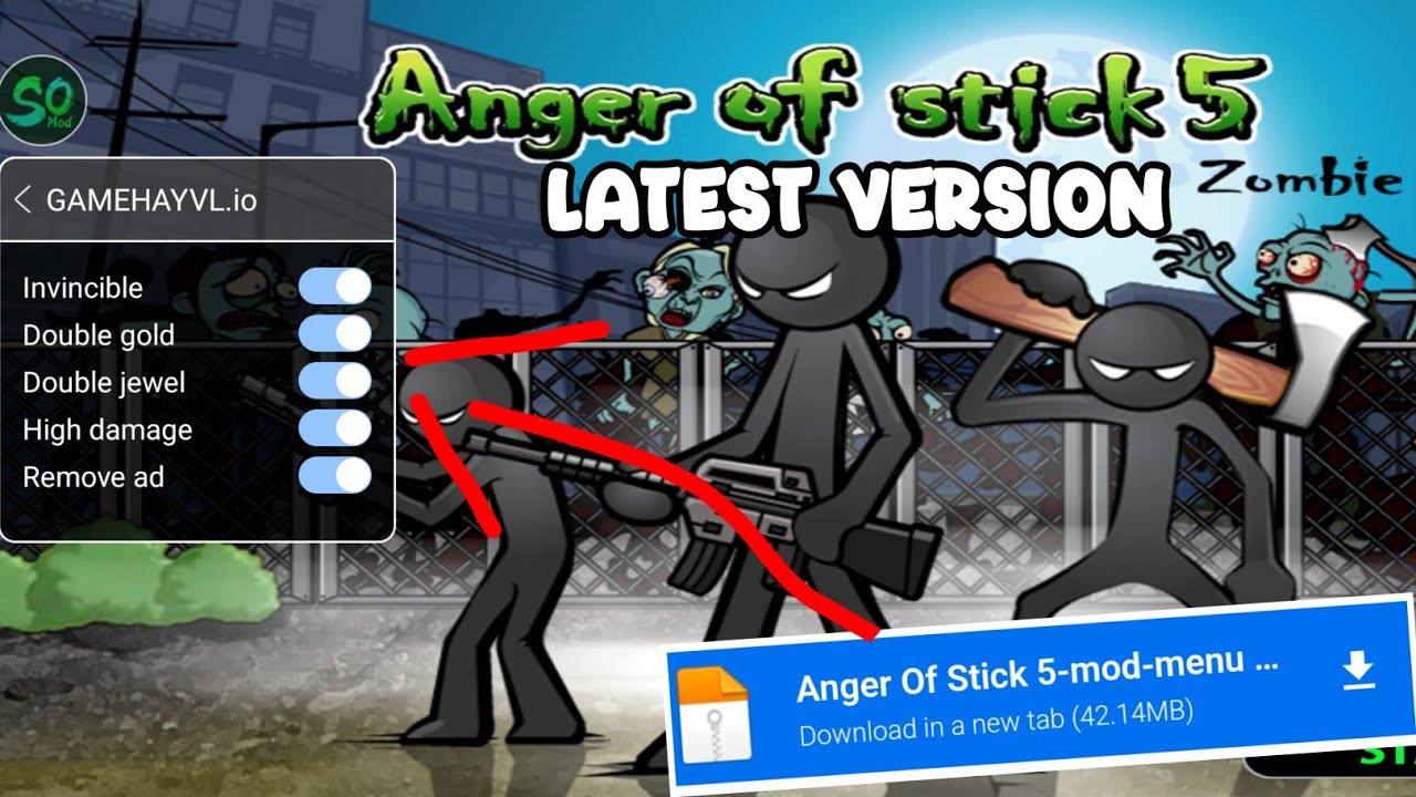Anger of Stick 5 Mod APK 1.1.90 (Uang Tak Terbatas) 3 karakter anger of stick 5 mod apk