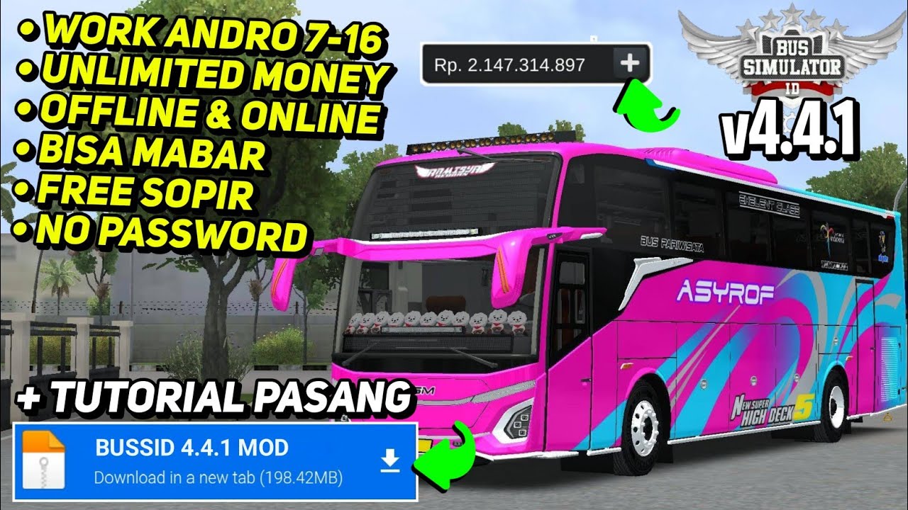 Bus Simulator Indonesia Mod APK 4.4.1 (Unlimited Money) 3 MOD Features Bus Simulator Indonesia Mod APK