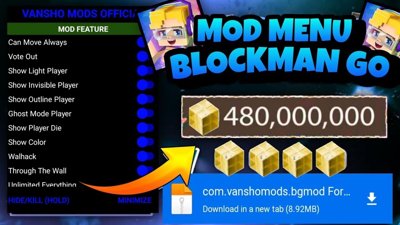Blockman Go Mod APK 3.12.1 (Unlimited Money, Gcubes) 3 blockman go mod apk