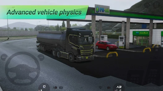 Truckers of Europe 3 MOD APK 0.7.64 (Unlimited Money) Bebas Hambatan 1 Tampilan menu utama Truckers of Europe 3 MOD APK dengan unlimited money