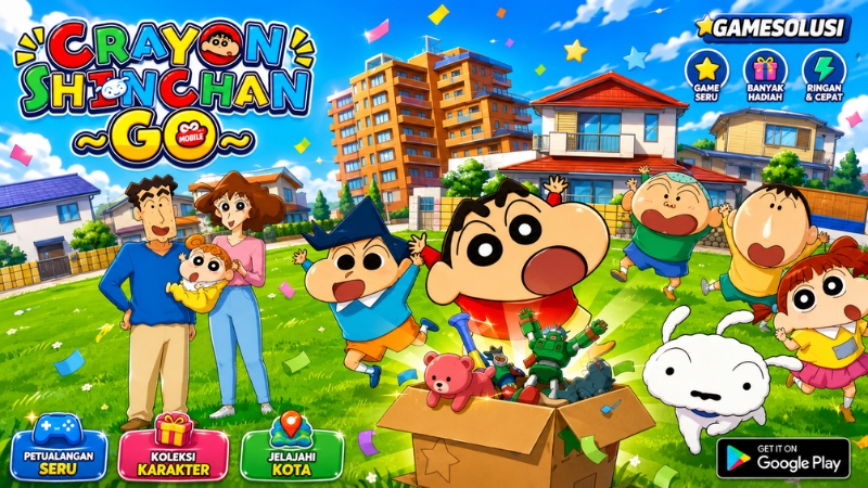 Crayon Shinchan Go! v1.0.5 MOD APK (Unlocked) Download 4 Crayon Shinchan: GO! MOD APK fitur unlocked
