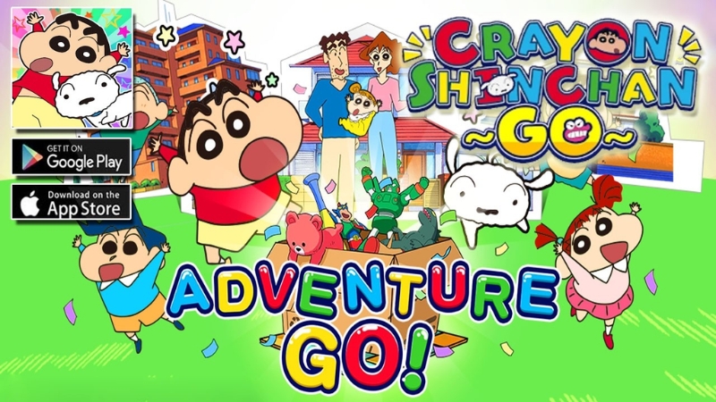Crayon Shinchan Go! v1.0.5 MOD APK (Unlocked) Download 1 Crayon Shinchan: GO! MOD APK tampilan awal game