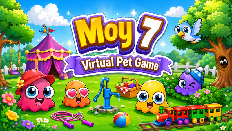 Download Moy 7 (MOD, Unlimited Coins) 2.2.6 free on android 1 Gameplay merawat hewan di moy 7 mod apk