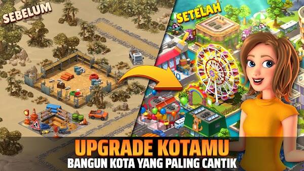 City Island 5 Mod APK 5.5.0 Unlimited Money Terbaru 1 City Island 5 Mod APK tampilan kota pulau