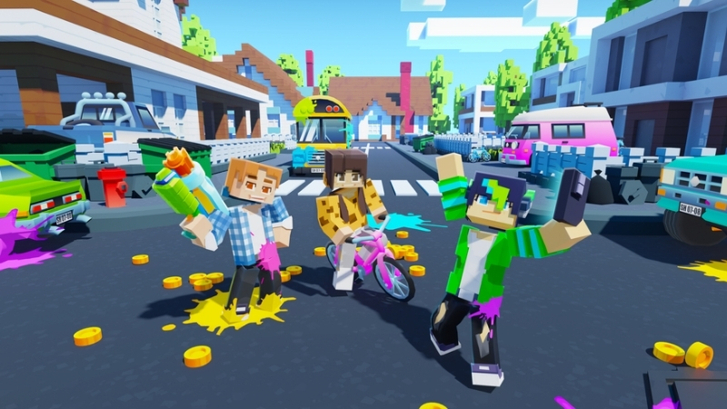 Download School Party Craft MOD APK (Unlimited Money) v1.8.23 2 Gameplay Sandbox Life Simulator
