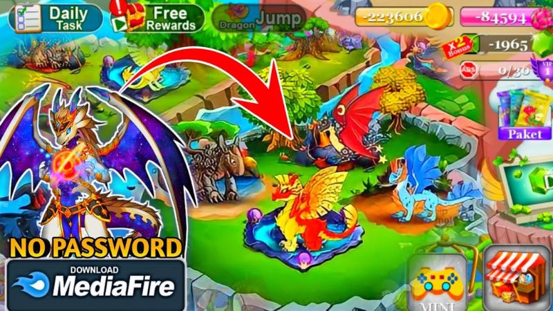 Download Dragon Village 3 MOD APK v1.0.8 (Uang Tak Terbatas) 2 Fitur Unggulan Dragon Village 3 MOD APK di APKMODJOY