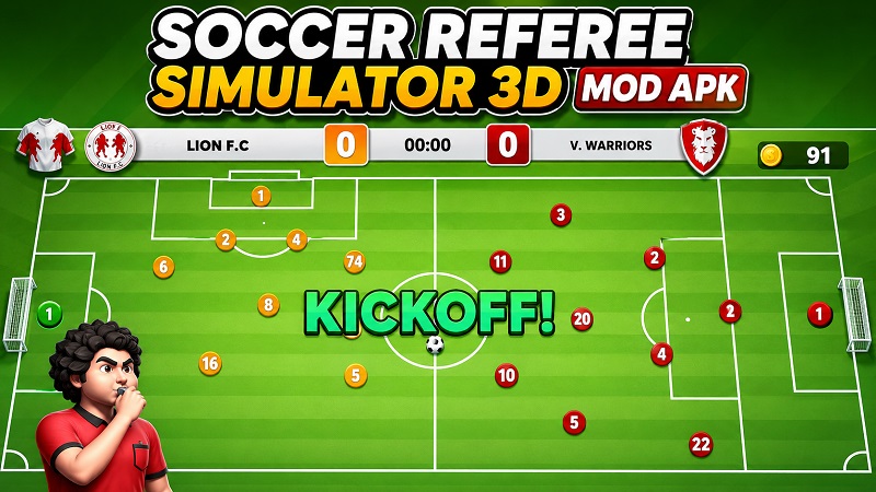 Soccer Referee Simulator 3D Mod APK Soccer Referee Simulator 3D Mod APK