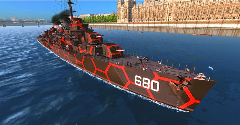 Download Battle of Warships MOD APK v1.74.12 (Unlimited Money, All Ships) 2 Mengendalikan kapal perang legendaris