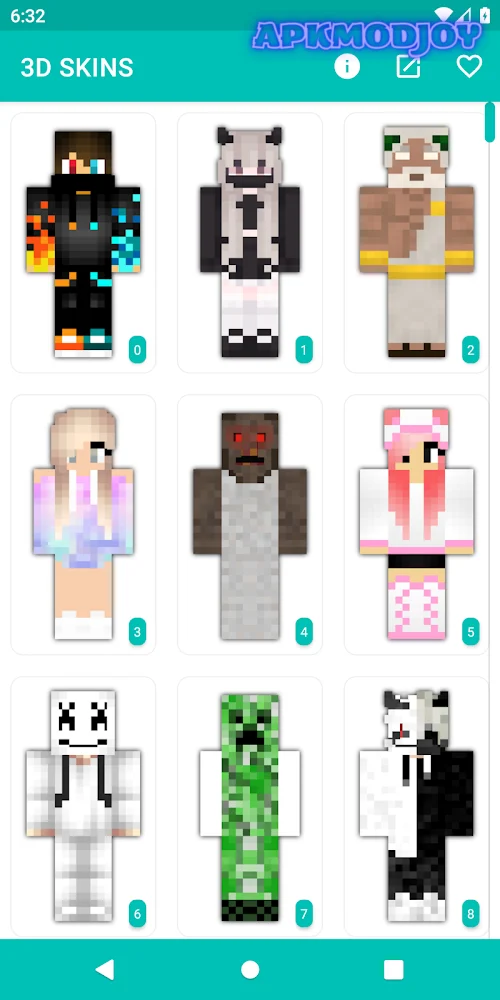 Skins for Craftsman, Minecraft
