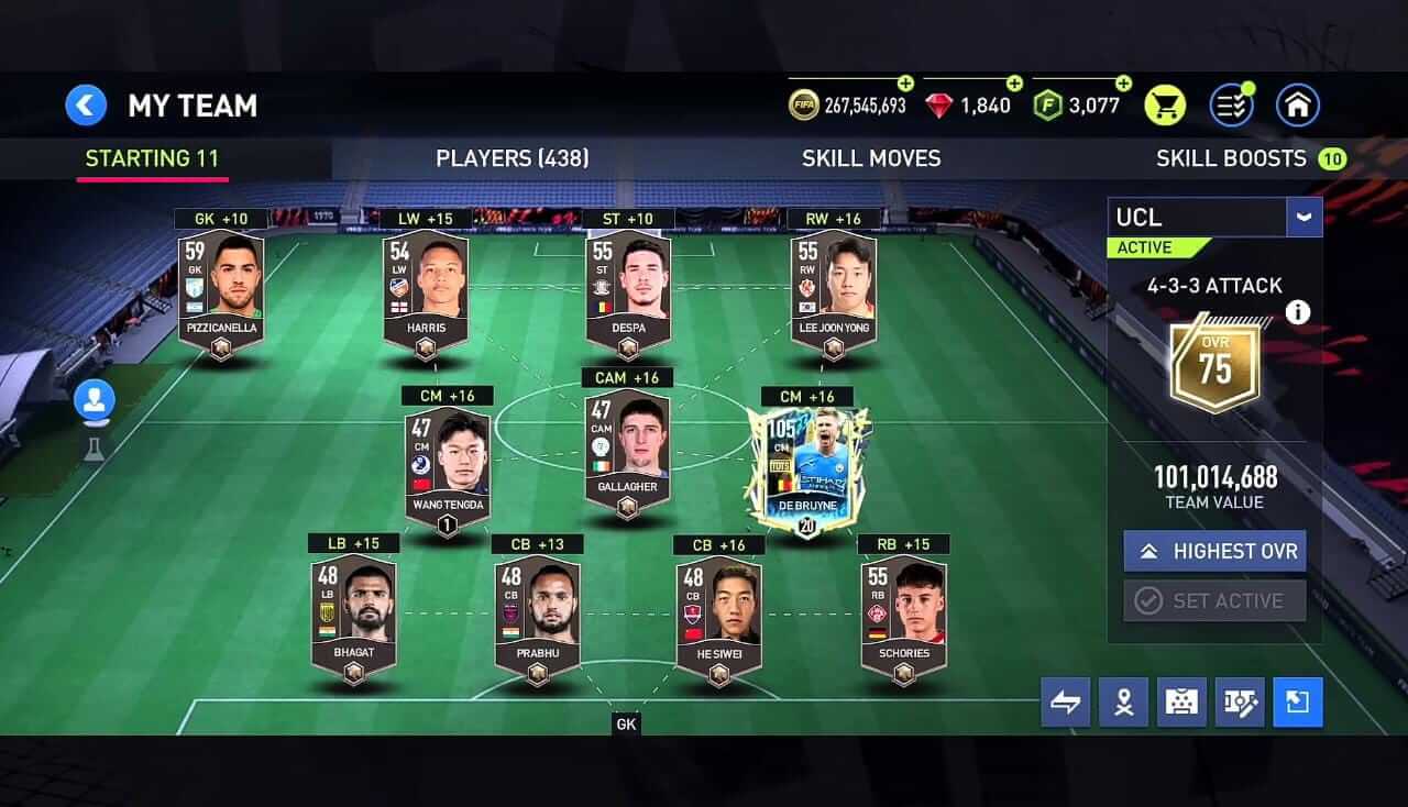 FIFA MOBILE MOD APK 26.0.01 (Unlimited Money) 2 FIFA MOBILE MOD APK fitur unggulan